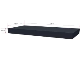 Vchodová stříška Guttavordach BS LED strip - 200 x 90 - antracit matný