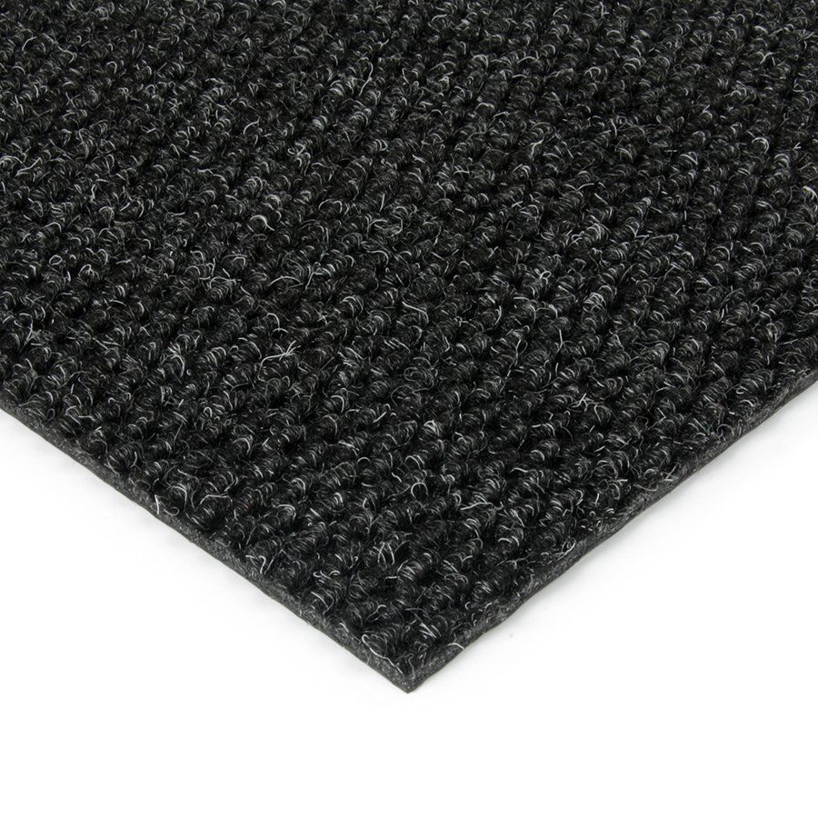 Černá kobercová zátěžová čistící zóna FLOMA Fiona - délka 200 cm, šířka 200 cm, výška 1,1 cm