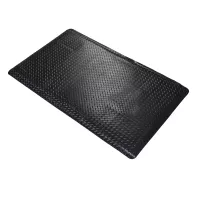 Černá protiúnavová protiskluzová rohož Deckplate ReGen70 - délka 60 cm, šířka 90 cm, výška 1,5 cm