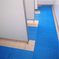 Modrá bazénová rohož Soft-Step - délka 15 m, šířka 60 cm, výška 0,9 cm