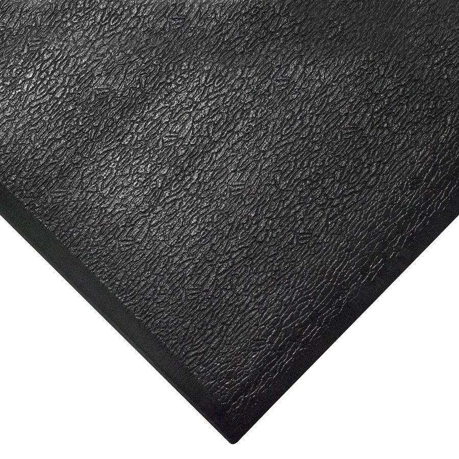 Černá gumová protiúnavová rohož - délka 200 cm, šířka 90 cm, výška 1,25 cm